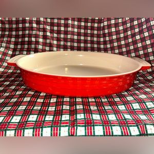 Le Creuset Heritage Oval Casserole Dish Red